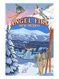 Angel Fire, New Mexico - Winter Scenes Montage Prints by Lantern Press 