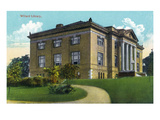 Battle Creek, Michigan - Willard Library Exterior Prints by Lantern Press 