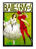 Bailes Rusos (Russion Dance) Theater Posters by Lantern Press 