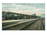 Towanda, Pennsylvania - Lehigh Valley Railroad Station Poster by Lantern Press 