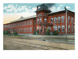 Battle Creek, Michigan - Nichols and Shepard Plant Exterior Poster by Lantern Press 