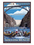 Black Canyon - Willow Beach - Lake Mead National Recreation Area Art by Lantern Press 