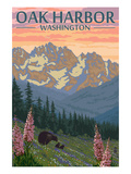 Spring Flowers - Oak Harbor, Washington Art by Lantern Press 