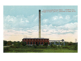Battle Creek, Michigan - Commonwealth Power Plant Exterior Prints by Lantern Press 