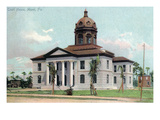 Miami, Florida - Court House Exterior View Prints by Lantern Press 