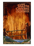 Lakehead, California - Cavern and Lake Scene - National Natural Landmark Prints by Lantern Press 
