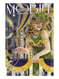 Mardi Gras - Mobile, Alabama Prints by Lantern Press 