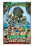 Dana Point, California - Alien Attack Horror Prints by Lantern Press 