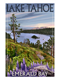 Lake Tahoe, California - Emerald Bay Posters by Lantern Press 