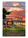 Shenandoah National Park, Virginia - Skyland Resort Poster by Lantern Press 
