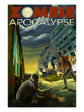 Zombie Apocalypse Print by Lantern Press 
