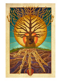 Guitar Tree Art by Lantern Press 