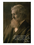 Muir Woods National Monument, California - John Muir Portrait Art par Lantern Press 
