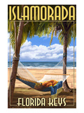 Islamorada, Florida Keys - Hammock Scene Prints by Lantern Press 