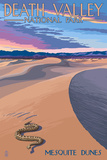 Mesquite Dunes - Death Valley National Park Pósters por Lantern Press