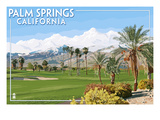 Palm Springs, California - Golf Course Scene Prints by Lantern Press 