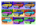 Forks, Washington - Bella's Truck Pop Art Posters par Lantern Press 