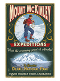 Fairbanks, Alaska - Mt. McKinley Climbers Prints by Lantern Press 