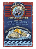 Chuckanut , Washington - Oyster Company Prints by Lantern Press 