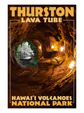 Thurston Lava Tube - Hawaii Volcanoes National Park Print by Lantern Press 