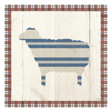 Americana Sheep Giclee Print by Sarah Adams
