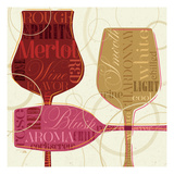 Colorful Wine I Giclee Print by Pela Studio