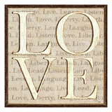 L is for Love Reproduction procédé giclée par Alain Pelletier