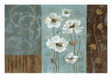 Blue Iridescent Anemones Giclee Print by Silvia Vassileva