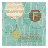 Circle of Words Giclee Print by Veronique Charron