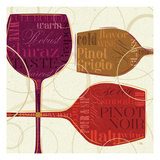Colorful Wine II Giclee Print by Pela Studio
