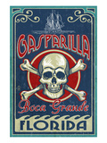 Boca Grande, Florida - Gasparilla Skull and Crossbones Prints by Lantern Press 