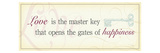 Love is the master key.... Giclee Print by Alain Pelletier