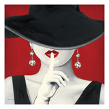 Haute Chapeau Rouge I Giclee Print by Marco Fabiano
