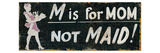 M is for Mom Gicleetryck av Pela Studio M is for Mom Gicleetryck av Pela Studio