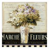 Marche de  Fleurs Giclee Print by Lisa Audit
