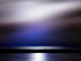 Blue Sunset Photographic Print by Josh Adamski