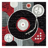 Rock 'n Roll Album Giclee Print by Michael Mullan