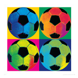 Ball Four-Soccer Reproduction procédé giclée par Wild Apple Portfolio