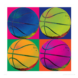 Ball Four-Basketball Giclee Print by Wild Apple Portfolio