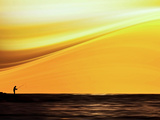 Fishing at Sunset Photographic Print by Josh Adamski