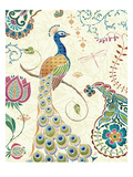 Peacock Fantasy II Giclee Print by Daphne Brissonnet