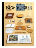 The New Yorker Cover - December 10, 2012 Premium Giclee Print by Saul Steinberg