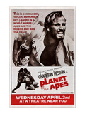 Planet of the Apes, Top: Charlton Heston, 1968 Prints
