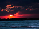 Model on the Rocks Photographic Print by Josh Adamski