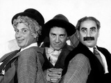 The Marx Brothers (From Left): Harpo Marx, Chico Marx, Groucho Marx, ca. Mid-Late 1930s Photo