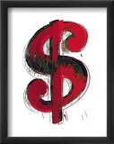 Símbolo del dólar, 1981 Láminas por Andy Warhol
