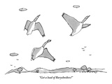 "Get a load of Baryshnikov!" - New Yorker Cartoon Premium Giclee Print by Michael Crawford