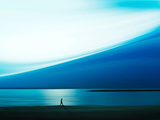 Blue Walk Photographic Print by Josh Adamski