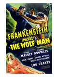 Frankenstein Meets the Wolf Man, 1943 Plakater Frankenstein Meets the Wolf Man, 1943 Plakater