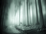 Riding in the Woods Photographic Print by Josh Adamski